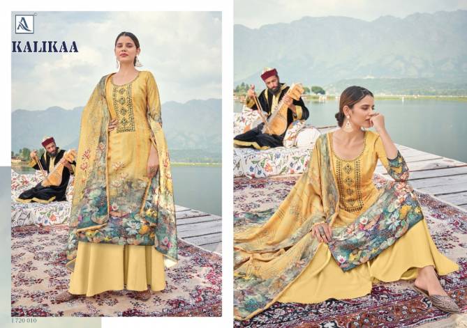 Alok Kalikaa Winter Casual Wear Wool Pashmina Dress Material Collection